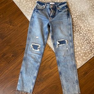 NWOT Anine Bing straight leg jeans